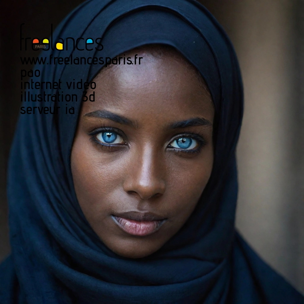 Pao mise en page internet vidéo illustration 3d serveur IA générative AI freelance paris studio de création magazines 73c5or40